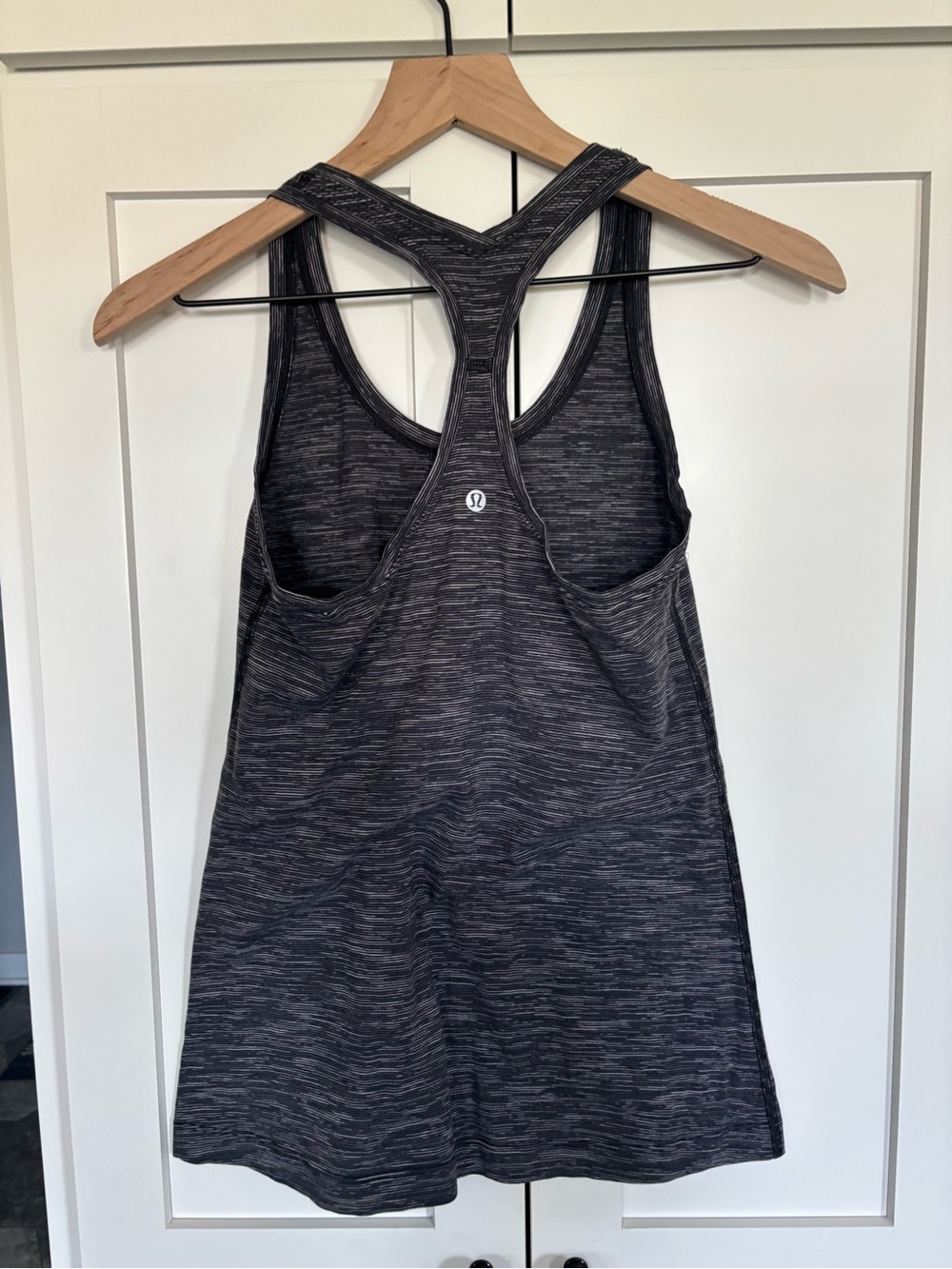 lululemon athletica Black Space-Dye Racerback Tank Top